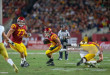 LOS ANGELES, CA - NOVEMBER 24: USC Trojans running back Vavae Malepeai (29) runs the ball for a gain during a college football game between the Notre Dame Fighting Irish versus USC Trojans on November 24, 2018, at Los Angeles Memorial Coliseum in Los Angeles, CA. (Photo by Jordon Kelly/Icon Sportswire via Getty Images)